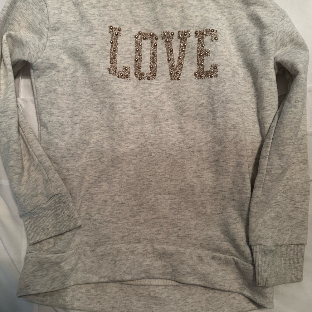 The Children's Place Gray Love Sweater